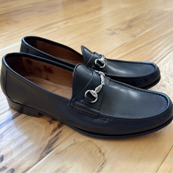 Allen Edmonds Verona Black Horsebit Loafers Leather Slip On Dress Shoes 10 D - Picture 2 of 10